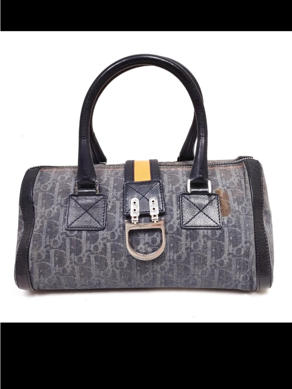 Dior Flight Denim Boston Bag RARE